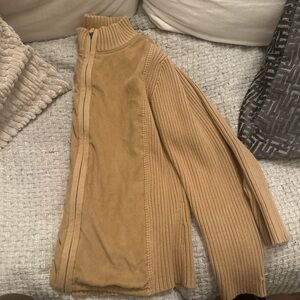 Liz Claiborne vintage suede knit sweater